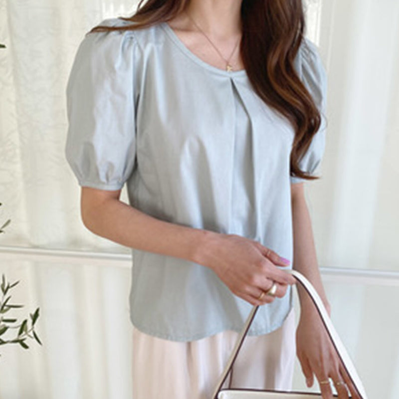 Trendywhere Puff Sleeve Blouse  Free (XS-M)