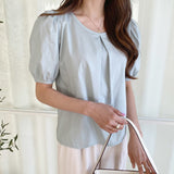 Trendywhere Puff Sleeve Blouse  Free (XS-M)