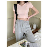 Trendywhere Button Front Split Crop Top  Free (XS-S)