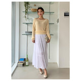 Trendywhere Tiered Flare Long Skirt  Free (XS-M)