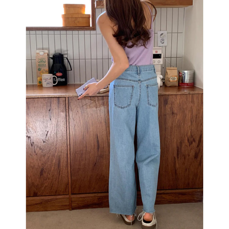 Trendywhere High Waist Wide Leg Jean  Size: S