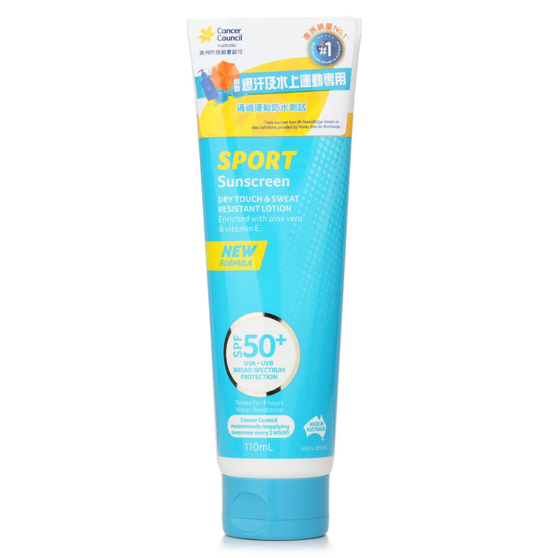 Cancer Council CCA Sport Dry Touch Sunscreen SPF50+  110ml