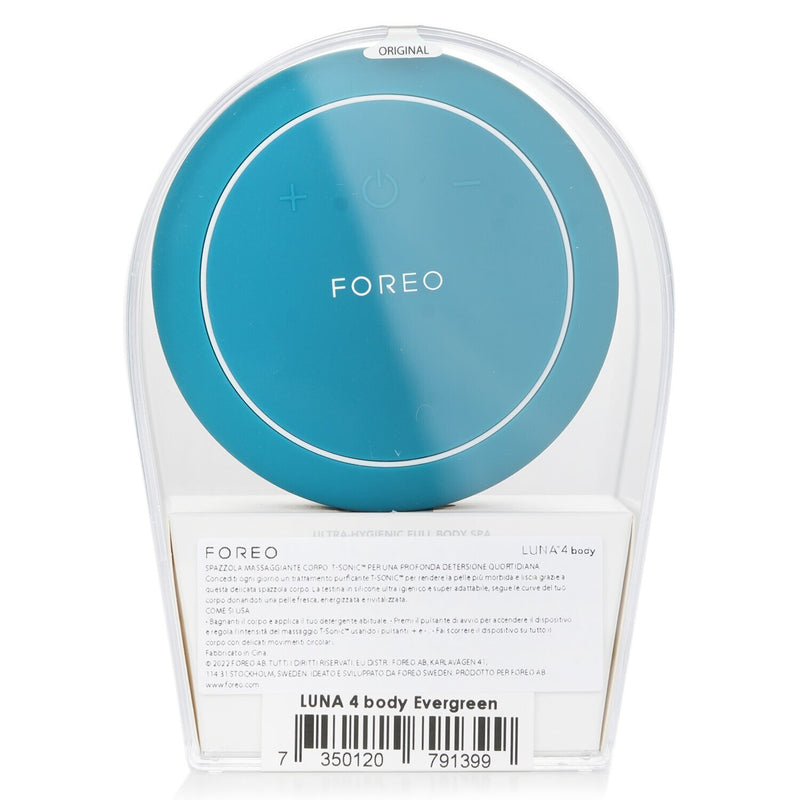 FOREO Luna 4 Body Massaging Body Brush - # Evergreen  1pcs