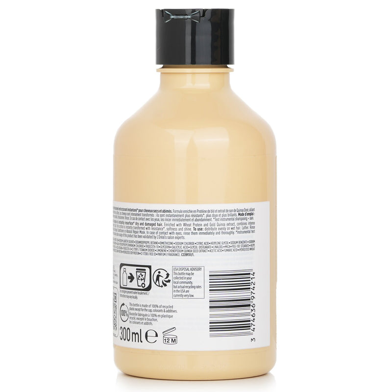 L'Oreal Professionnel Serie Expert - Absolut Repair Protein + Gold Quinoa Instant Resurfacing Shampoo  300ml/10.1oz