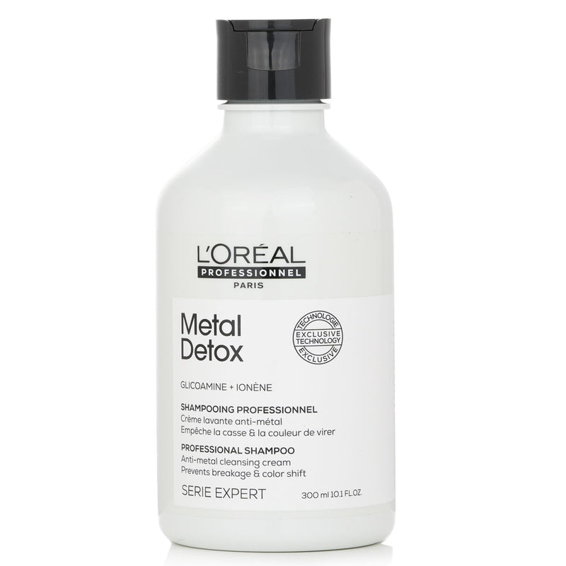 L'Oreal Serie Expert- Metal Detox Anti-Metal Cleansing Cream Shampoo  300ml/10oz