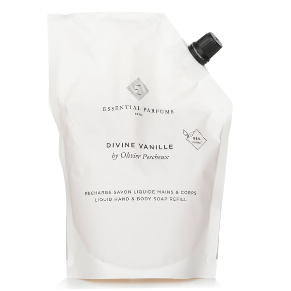 Essential Parfums Divine Vanille by Olivier Pescheux Liquid Hand & Body Soap Refill  500ml/16.9oz