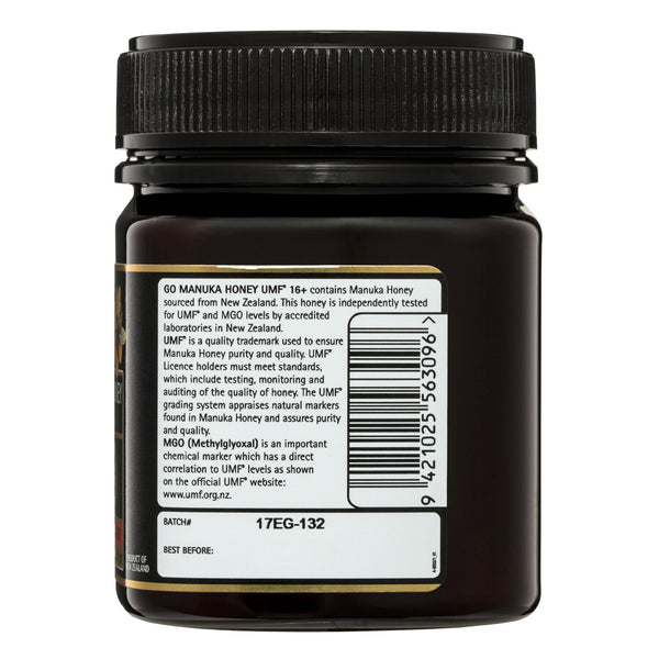 Go Healthy [Authorized Sales Agent] GO Healthy GO Manuka Honey UMF 16+ 250gm  250gm