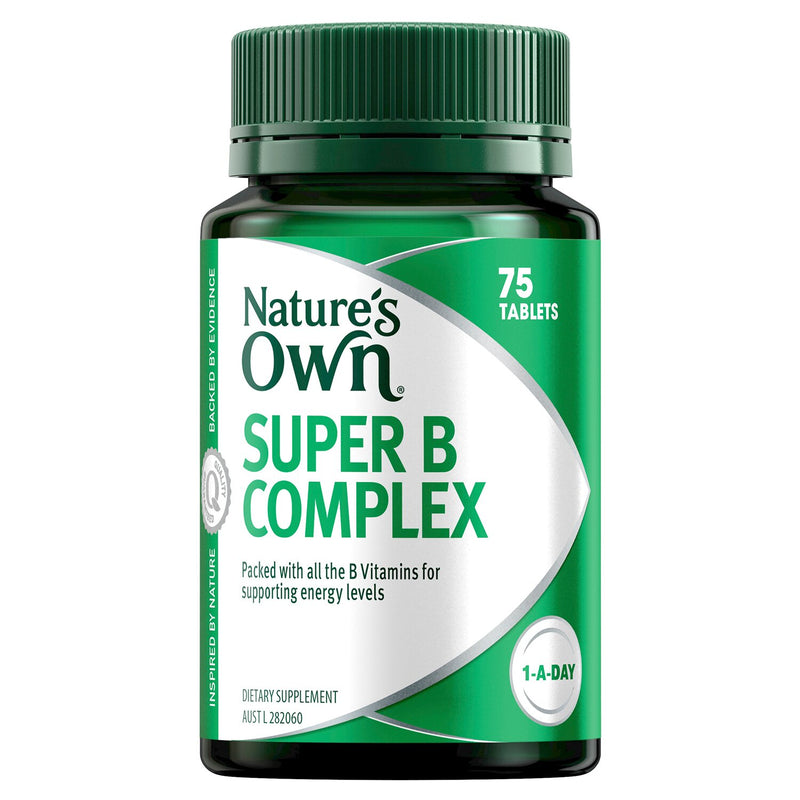 Nature's Own [Authorized Sales Agent] Nature's Own Super B Complex - 75 Capsules  75pcs/box