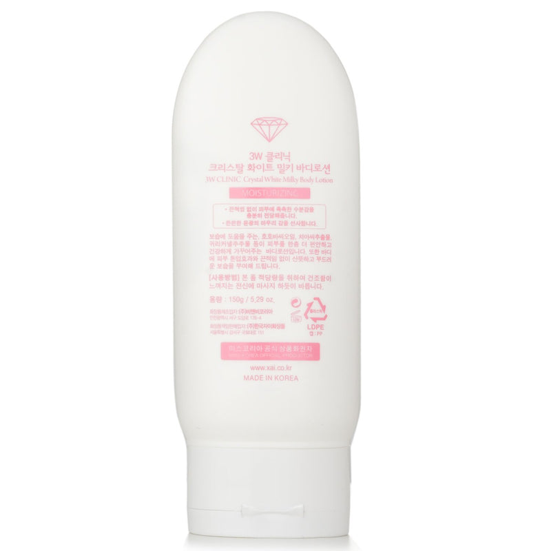 3W Clinic Crystal White Milky Body Lotion  150g