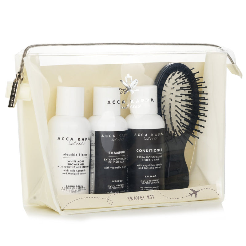 Acca Kappa White Moss Hair Care Travel Kit  4pcs