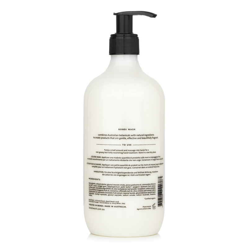 BONDI WASH Hand Lotion - # Tasmanian Pepper & Lavender  500ml/16.9oz