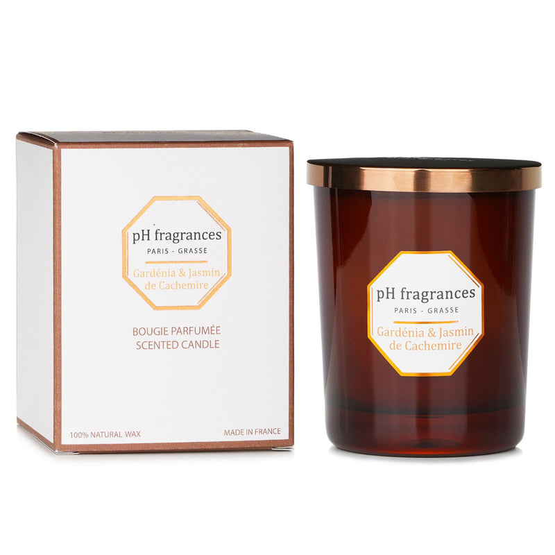 pH fragrances Scented Candle Gardenia & Jasmine Of Cashmere  180g/6.3oz