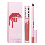 Kylie By Kylie Jenner Matte Lip Kit: Matte Liquid Lipstick 3ml + Lip Liner 1.1g - # 801 Queen  2pcs