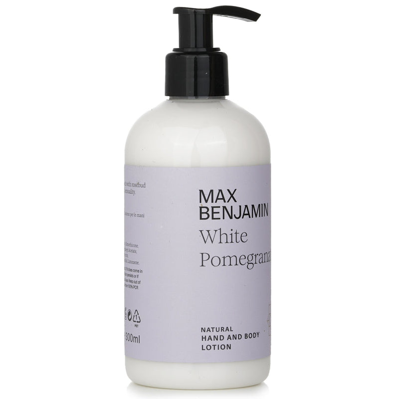 Max Benjamin Natural Hand & Body Lotion - White Pomegranate  300ml