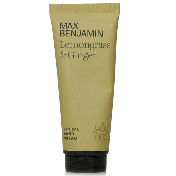 Max Benjamin Natural Hand Cream - Lemongrass & Ginger  75ml
