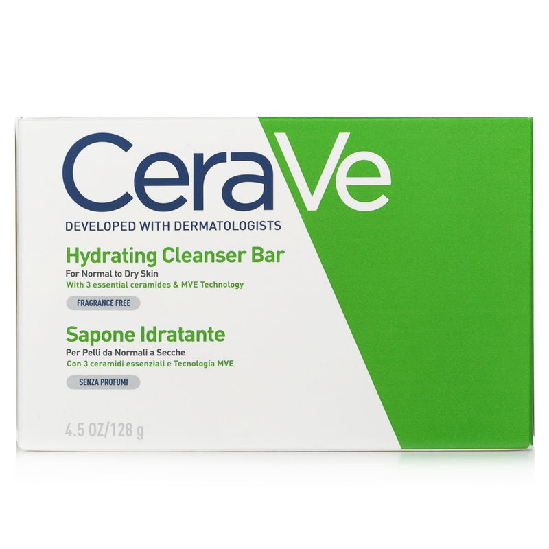 CeraVe Hydrating Cleanser Bar (For Normal to Dry Skin)  128g/4.5oz