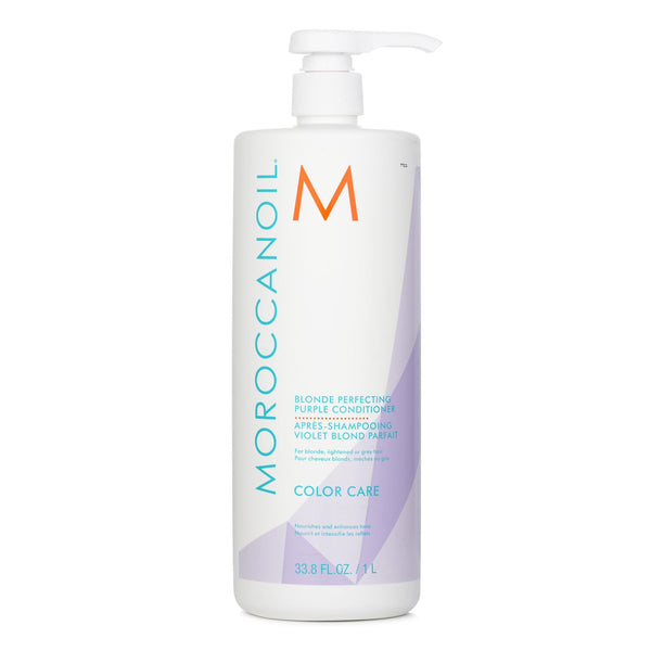 Moroccanoil Blonde Perfecting Purple Conditioner (For Blonde, Lightened Or Grey Hair)  1000ml/33.8oz