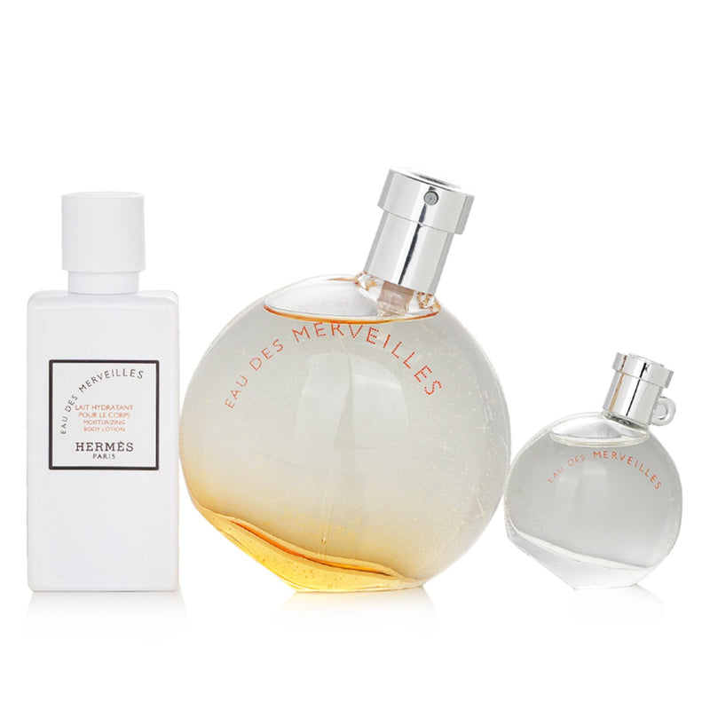 Hermes Eau Des Merveilles Coffret:  3pcs