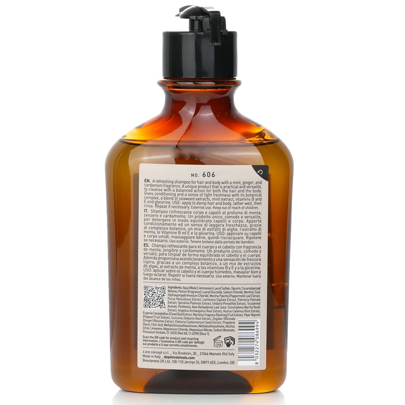 Depot No. 606 Sport Hair & Body Shampoo  250ml/8.4oz