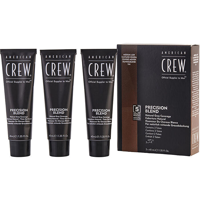 American Crew Set-precision Blend - Medium Ash- 3x 40ml/1.4oz