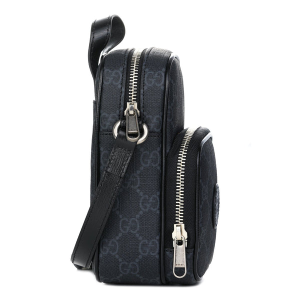 Gucci Interlocking G Mini Shoulder Bag 672952  Black