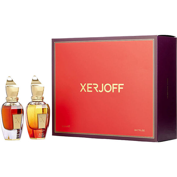 Xerjoff Shooting Stars Unisex Set Pure Parfum 2x 50ml (amber Gold & Rose Gold)