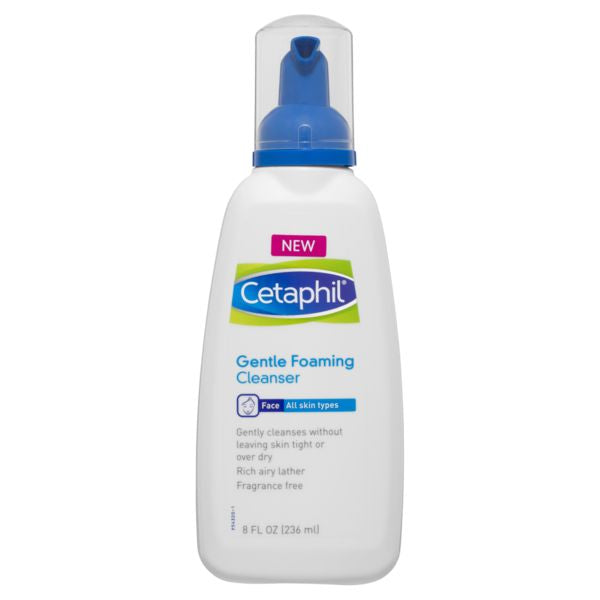 Cetaphil Face Gentle Foaming Cleanser 236ml - All Skin Types