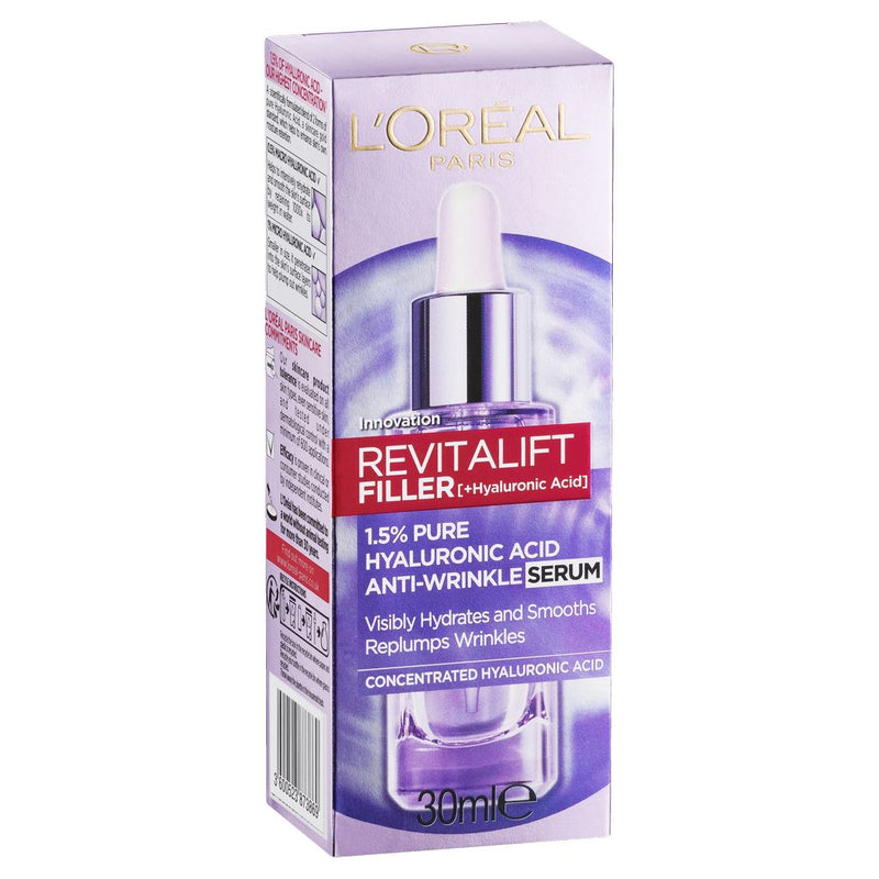 L'Oreal Paris Revitalift Filler 1.5% Hyaluronic Acid Serum 30 ml