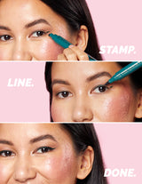 The Quick Flick Winged Eyeliner Stamp 7g - To The Point Green Envy