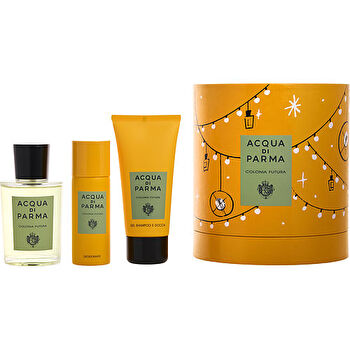 Acqua Di Parma Colonia Futura Eau De Cologne Spray 100ml/3.4oz & Deodorant Spray 50ml/1.7oz & Hair & Body Showerl Gel 75ml/2.5oz