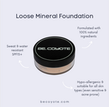 Be Coyote Loose Mineral Foundation 8g MF12