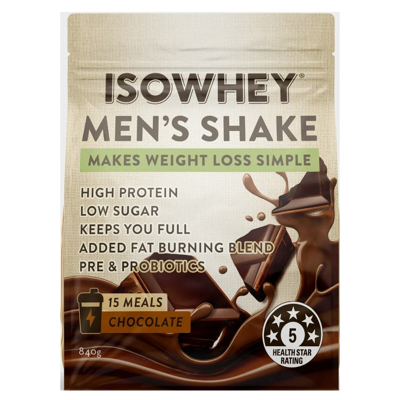 Isowhey Men's Shake Chocolate 840g