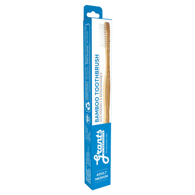Grants Toothbrush Bamboo Adult Medium 1 Pack