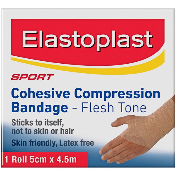 Elastoplast Sport Compress Bandage Flesh 5cmx4.5M