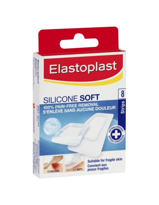 Elastoplast Silicone Soft Strips 8