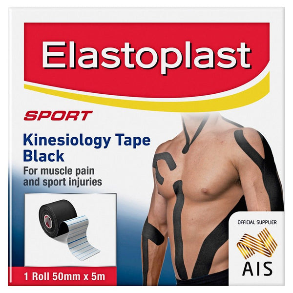Elastoplast Sport Kinesiology Tape Black