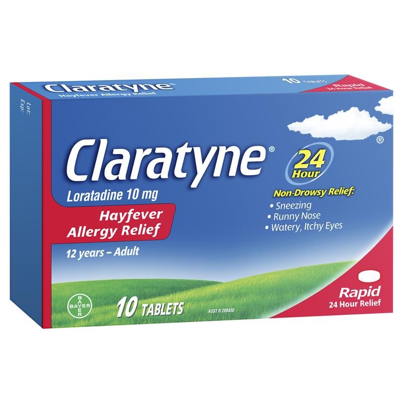 Claratyne 10mg 10 Tablets