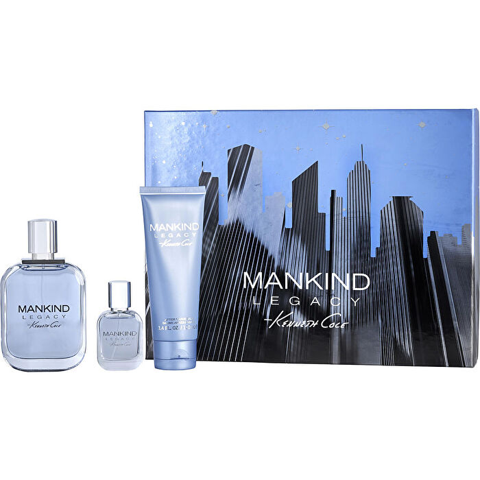 Kenneth Cole Mankind Legacy Eau De Toilette Spray 100ml/3.4oz & Aftershave Balm 100ml/3.4oz & Eau De Toilette Spray 15ml/0.5oz