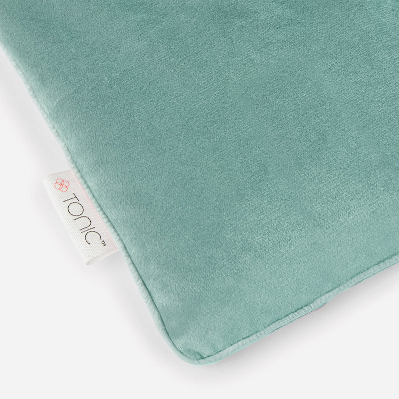 Tonic Luxe Velvet Heat Pillow - Seafoam