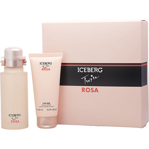 Iceberg Twice Rosa Eau De Toilette Spray 125ml/4.2oz & Body Lotion 100ml/3.4oz