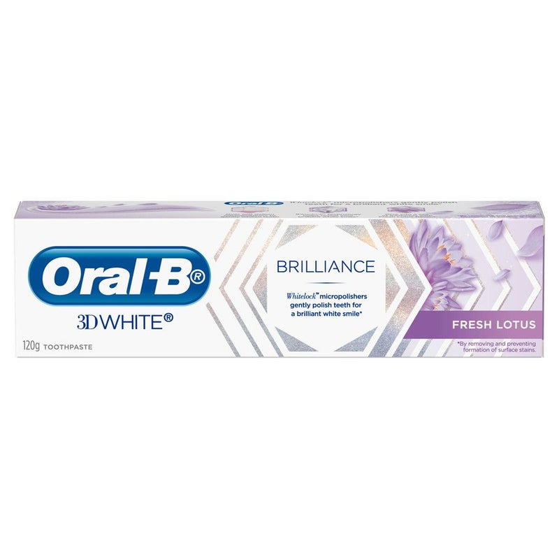 Oral B Toothpaste Brilliance Fruit/Lotus 120g