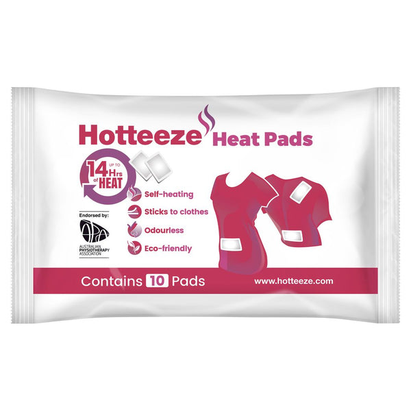 Hotteeze Heat Pads Pack10