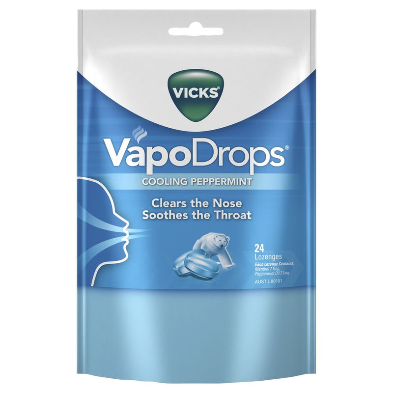 Vicks Vapadrops Peppermint 24s