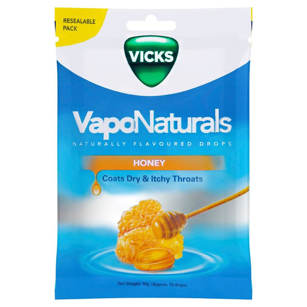 Vicks Vapadrops Honey Fresh Bag 19