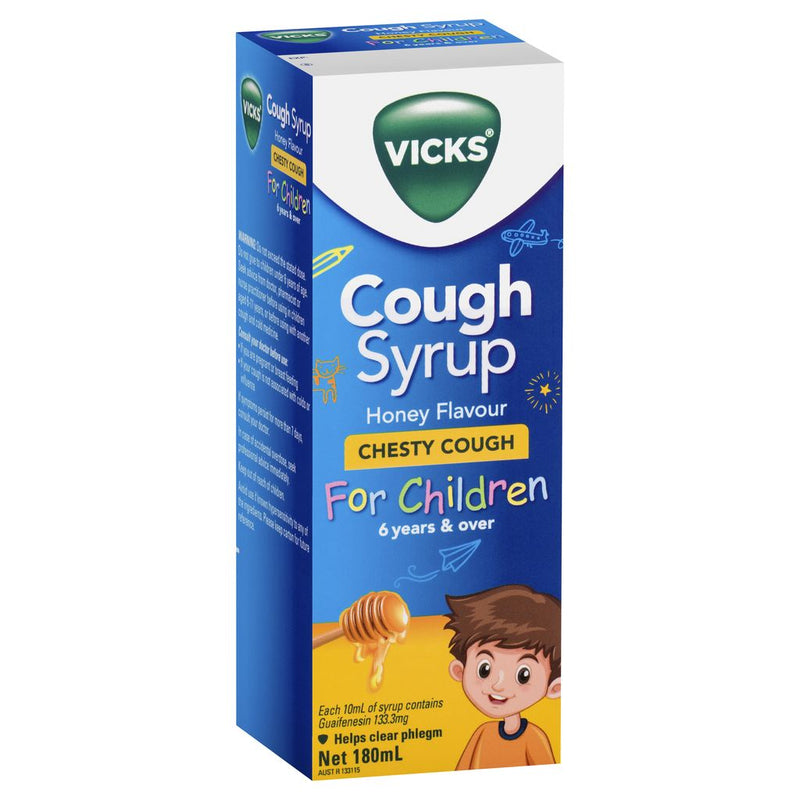 Vicks Chesty Honey Kids Syrup 180ml