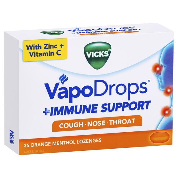 Vicks Immune Support Orange 36 Pack