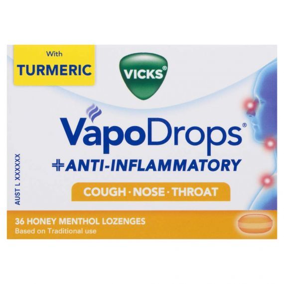 Vicks Anti Inflammatory Honey 36 Pack