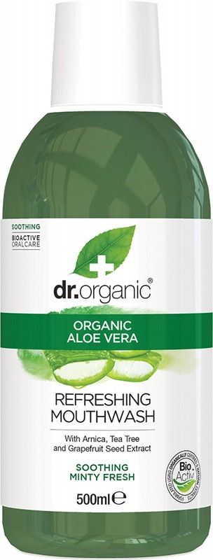 Dr. Organic Mouthwash Organic Aloe Vera 500ml