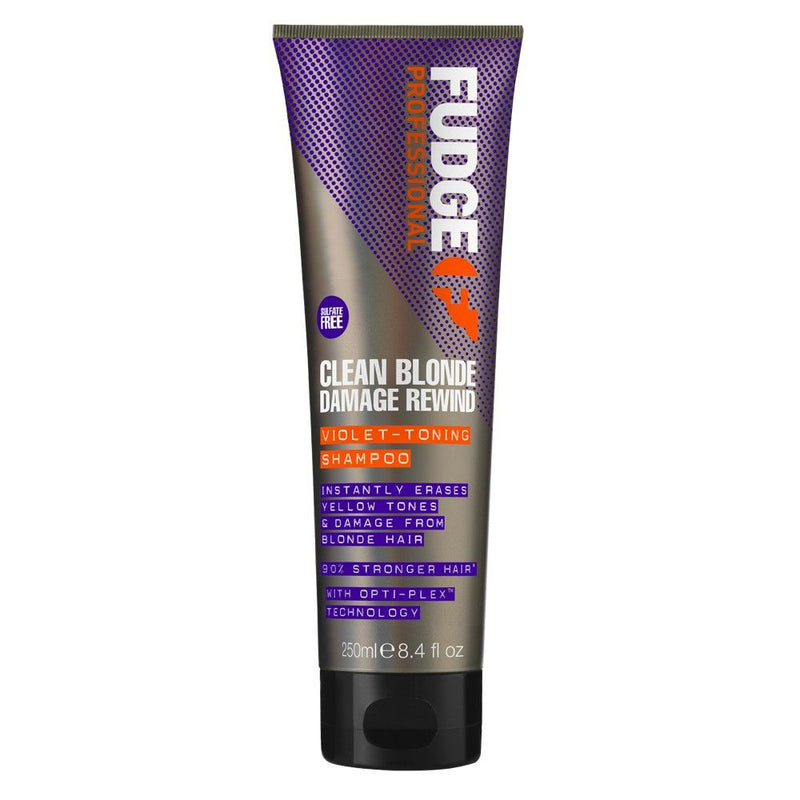 Fudge Clean Blonde Damage Rewind Violet Toning Shampoo 250ml