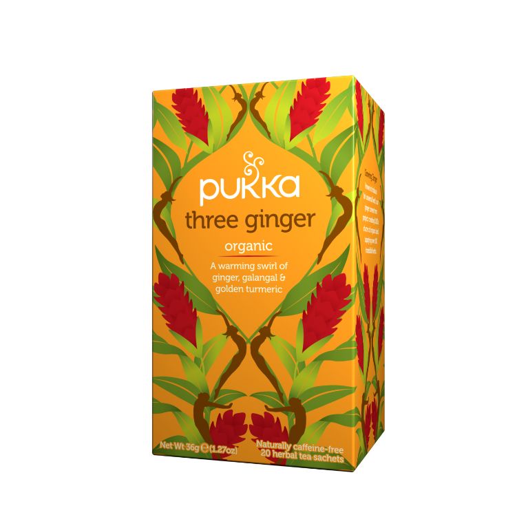 Pukka Three Ginger Tea Bags 20 Bags P/U